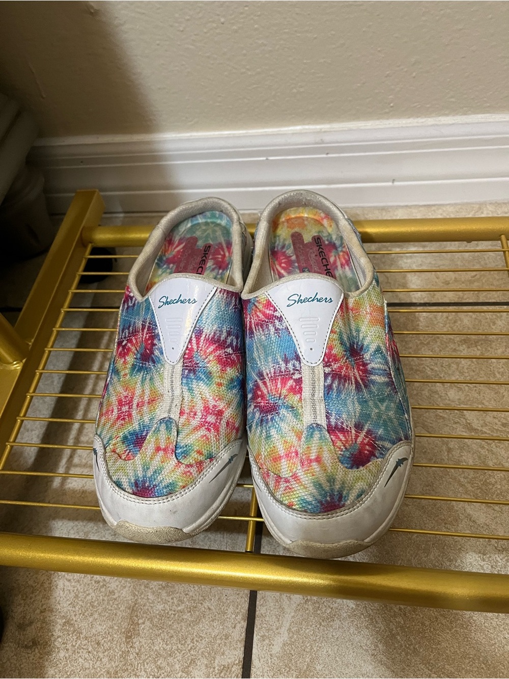 Skechers Tie-Dye Slip-On Sneakers - Multicolor